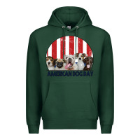 Sports Green American Dog Day Premium Hoodie - Bettercallsaul