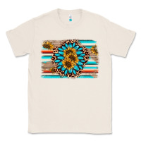 Natural gemstone sunflower background Classic Tee - AdoDesignShop