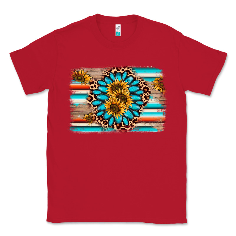 Gemstone Sunflower Background Classic Tee by AdoDesignShop | Teevron
