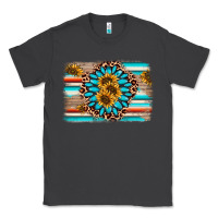 Smoke gemstone sunflower background Classic Tee - AdoDesignShop