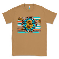 Toasted Coconut gemstone sunflower background Classic Tee - AdoDesignShop