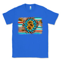 True Royal gemstone sunflower background Classic Tee - AdoDesignShop