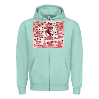 Seafoam funny valentine's day Zipper Hoodie - MaliasSmallBusiness