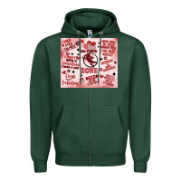 Sports Green funny valentine's day Zipper Hoodie - MaliasSmallBusiness