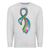 Dove Grey metastatic breast cancer ribbon Premium Sweatshirt - LillyAllenDesigns