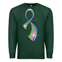 Sports Green metastatic breast cancer ribbon Premium Sweatshirt - LillyAllenDesigns