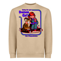 Caring For Your Demon Cat Tshirt Heavyweight Sweatshirt | Teevron