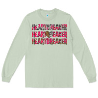 Matcha heartbreaker with leopard and cowhide Long Sleeve Tee - NancyCooperArtShop