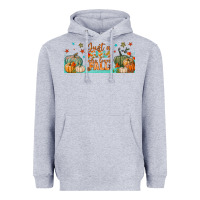 Heather Grey just a girl who loves fall libbey glass Heavyweight Hoodie - BundleAndBundleShop