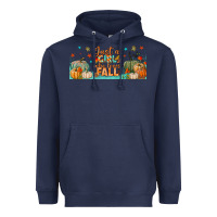Navy just a girl who loves fall libbey glass Heavyweight Hoodie - BundleAndBundleShop