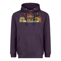 Plum just a girl who loves fall libbey glass Heavyweight Hoodie - BundleAndBundleShop