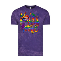 Cloud Purple kiss me Vintage Tee - JahusDesignShop