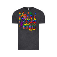 Vintage Black kiss me Vintage Tee - JahusDesignShop