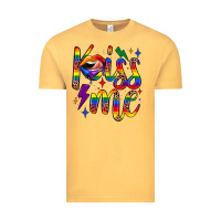Vintage Mustard kiss me Vintage Tee - JahusDesignShop