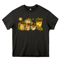 Asphalt sunflower coffee cups Heavy Core Tee - texasbilliewilder
