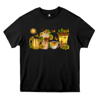 Black sunflower coffee cups Heavy Core Tee - texasbilliewilder