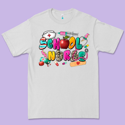 School Nurse Premium Tee Designed By Zillion Design Studio