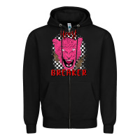 Black heartbreaker Zipper Hoodie - MaliasSmallBusiness