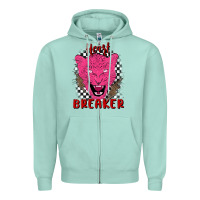Seafoam heartbreaker Zipper Hoodie - MaliasSmallBusiness