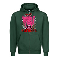 Sports Green heartbreaker Zipper Hoodie - MaliasSmallBusiness