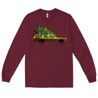 Burgundy christmas vacation car Long Sleeve Tee - Jasminsmagicworld