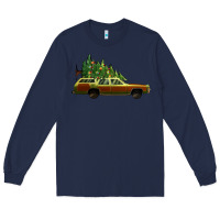 Navy christmas vacation car Long Sleeve Tee - Jasminsmagicworld