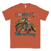 Copper cowboy take me away rodeo Classic Tee - Artiststas