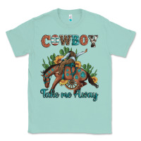 Seafoam cowboy take me away rodeo Classic Tee - Artiststas