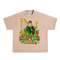 Burro st patricks clover king  with shamrocks Urban Heavy Tee - AdoDesignShop