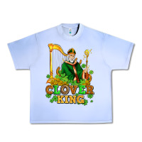 Grape Ice st patricks clover king  with shamrocks Urban Heavy Tee - AdoDesignShop