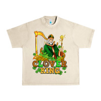 Sandshell st patricks clover king  with shamrocks Urban Heavy Tee - AdoDesignShop