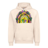 Sandshell mardi gras rainbow and fleur de lis Urban Hoodie - CowGirlArtShop