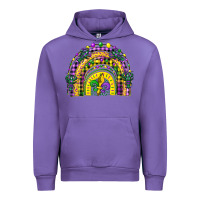 Tulip mardi gras rainbow and fleur de lis Urban Hoodie - CowGirlArtShop