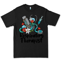 Black respiratory therapist Premium Tee - BarkalooDesign