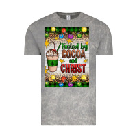 Cloud Rock christmas fueled by cocoa and christ Vintage Tee - Artiststas