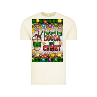 Christmas Fueled By Cocoa And Christ Vintage Tee | Teevron