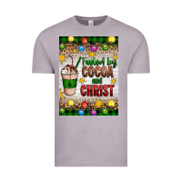 Vintage Zinc christmas fueled by cocoa and christ Vintage Tee - Artiststas