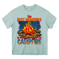 Arona the best memories are made around the campfire Heavy Core Tee - texasbilliewilder