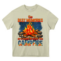 Mossy the best memories are made around the campfire Heavy Core Tee - texasbilliewilder