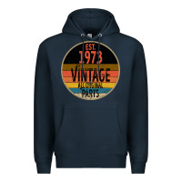 Navy Est 1973 Vintage All Original Parts Premium Hoodie - Bettercallsaul