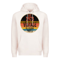 Pale Pink Est 1973 Vintage All Original Parts Premium Hoodie - Bettercallsaul