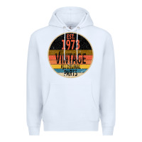 White Est 1973 Vintage All Original Parts Premium Hoodie - Bettercallsaul