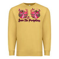 Antique Gold save the pumpkins Premium Sweatshirt - LillyAllenDesigns