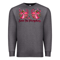 Charcoal Heather save the pumpkins Premium Sweatshirt - LillyAllenDesigns