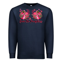 Navy save the pumpkins Premium Sweatshirt - LillyAllenDesigns
