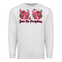 Oatmeal Heather save the pumpkins Premium Sweatshirt - LillyAllenDesigns