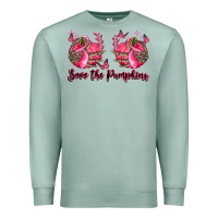Seafoam save the pumpkins Premium Sweatshirt - LillyAllenDesigns