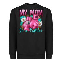 Black Breast Cancer My Mom Is A Fighter Heavyweight Sweatshirt - Artiststas