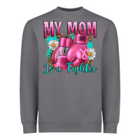 Storm Breast Cancer My Mom Is A Fighter Heavyweight Sweatshirt - Artiststas