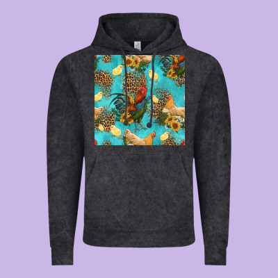 Poultry Animals Seamless Pattern Vintage Hoodie Designed By Hra Design Shop